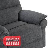 Berger Reclinable 1  Cuerpo Seúl Gris Oscuro
