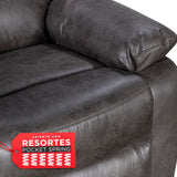 Berger Reclinable 1  Cuerpo Osaka Gris Piedra