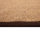 Alfombra Sisal Border 200X290 Tobacco