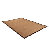 Alfombra Sisal Border 200X290 Tobacco