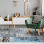 Alfombra Patchwork Turco 200x300 10-03 Light Blue DIB