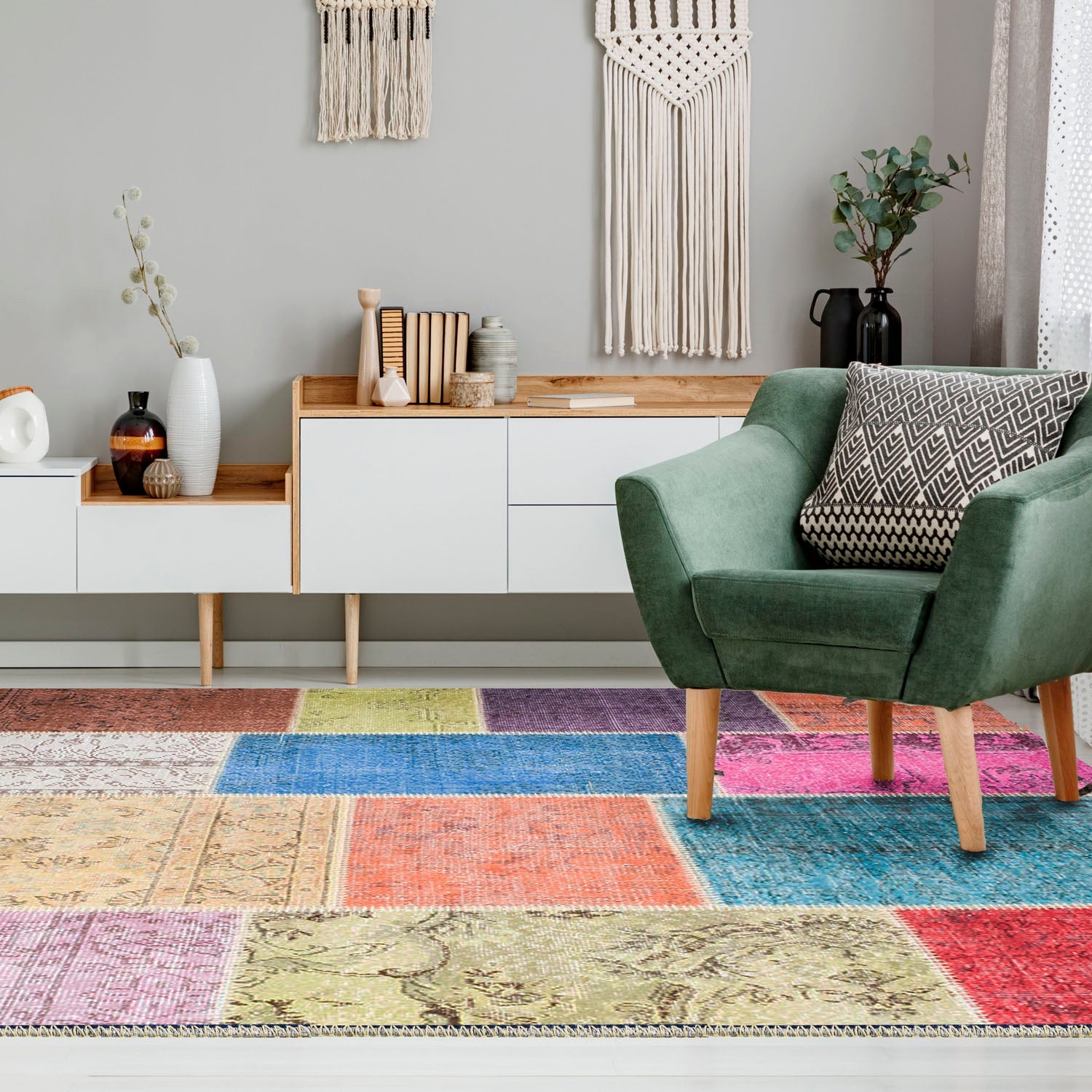 Alfombra Patchwork Turco 200x300 10-05 Multicolor DIB