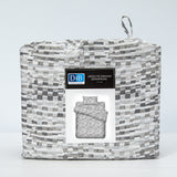 Sabanas Microfibra 1.5 Plaza Ladr.Gris