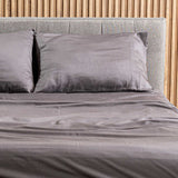 Sabanas 200H 2P Saten Gris Oscuro
