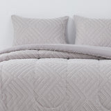 Plumon Jacquard Super King Flechas Gris
