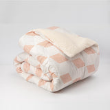 Plumon Reversible Sherpa 2 Plazas Block. Terracota