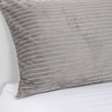 Cobertor  Reversible Sherpa 1.5 Plaza Cotelón Gris