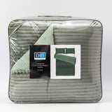 Cobertor  Reversible Sherpa 2 Plazas Cotelón Verde