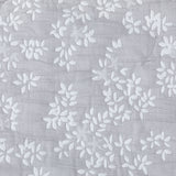 Cobertor Floral 2P Flores Gris