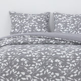 Cobertor Jacquard King Hojas Gris
