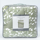 Cobertor Jacquard Super King Hojas Verde
