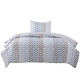 Quilt Reversible Estam 1.5P Zigzag Beige