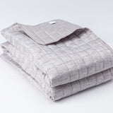 Quilt Reversible Textura 2P Gris