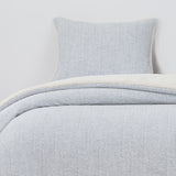 Quilt Reversible Sherpa 1.5 Plaza Gris