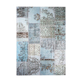 Alfombra Patchwork Turco 200x300 10-03 Light Blue DIB