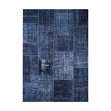 Alfombra Patchwork Turco 170x240 10-13 Dark Blue DIB