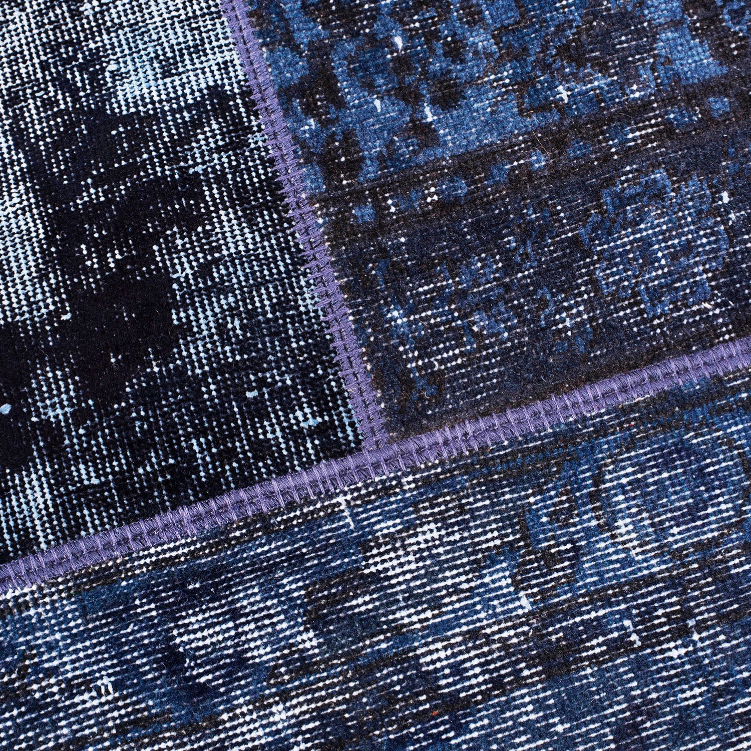 Alfombra Patchwork Turco 170x240 10-13 Dark Blue DIB