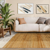 Alfombra Yute Lana Ibiza 54251 Nat/Blk 190x290