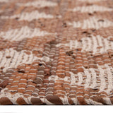 Alfombra Natural Leather Geo 60X90 Café 54908