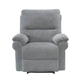 Berger Reclinable 1  Cuerpo Seúl Gris Claro