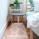 Alfombra Kaleb 50X90 Rosa