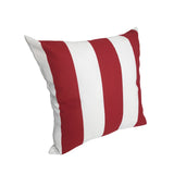 Cojin Deco Franjas 43X43 Rojo