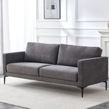 Sofá Zagreb 3 Cuerpos Gris Oscuro