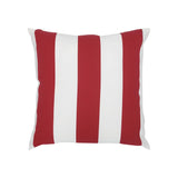 Cojin Deco Franjas 43X43 Rojo