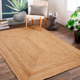 Alfombra Yute Braided BRC 108 Natural 160X230
