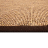 Alfombra Sisal Border 160X230 Tocbacco