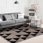 Alfombra Natural Leather Mix 160X230 619 Charcoal DIB