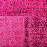 Alfombra Vintage Reversible 230X330 Fucsia