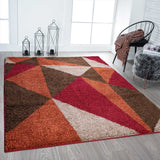 Alfombra Touch 133X190 Rojo 562135