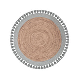 Alfombra Yute Redonda Malibu 150X150 Gris