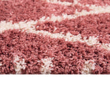 Alfombra Shaggy Design 180X275 Rosa 4536