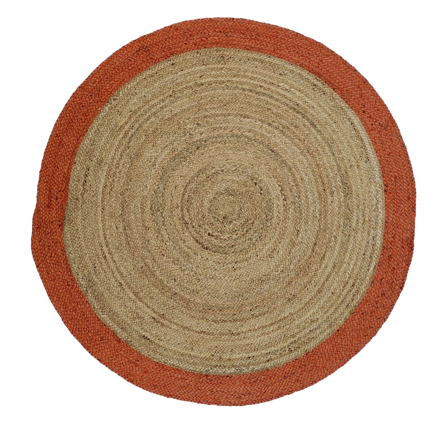 Alfombra Yute Red. Cancun 150X150 Naranjo