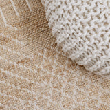 Alfombra Handwoven Yute Design 160X230 25 Nat