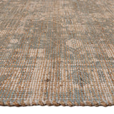 Alfombra Handwoven Yute Vintage 60X120 07 Blue