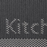 Limpiapiés Kitchen Jacquard 50X120 51 Black