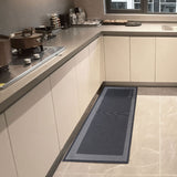 Limpiapiés Kitchen Jacquard 50X120 51 Black