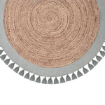 Alfombra Yute Red. Malibu 150X150 Gris DIB