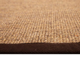 Alfombra Sisal Border 230X330 Tobacco