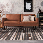 Alfombra Leather Design 190X290 Gris DIB