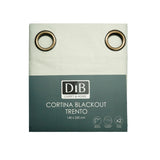 Cortina Blackout 2 Paños Trento Beige