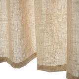 Cortina 2 Paños Textura Lino Milano Natural