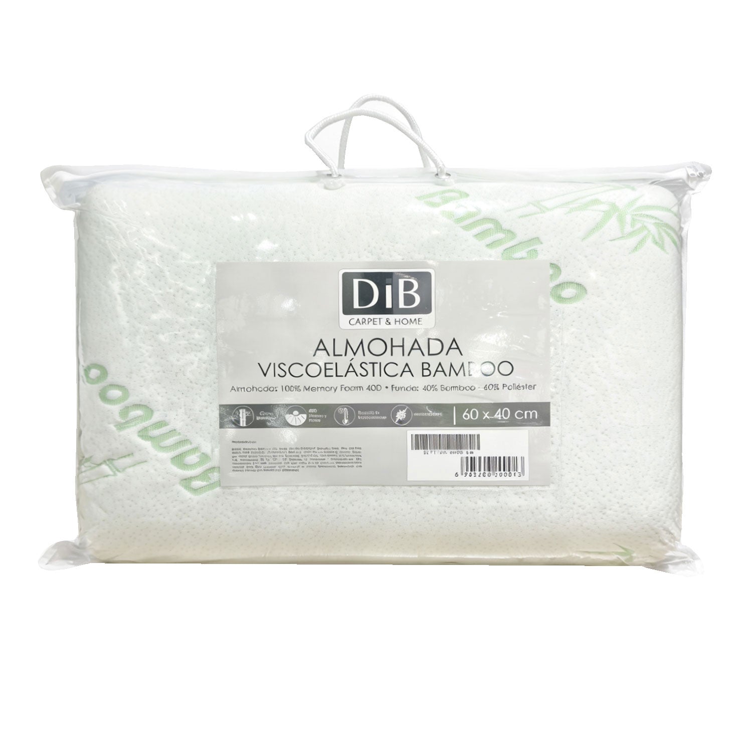 Almohada Viscoelastica Bamboo 40X60 cm