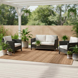 Alfombra Handwoven Yute Cotton Natural 200x300 Natural