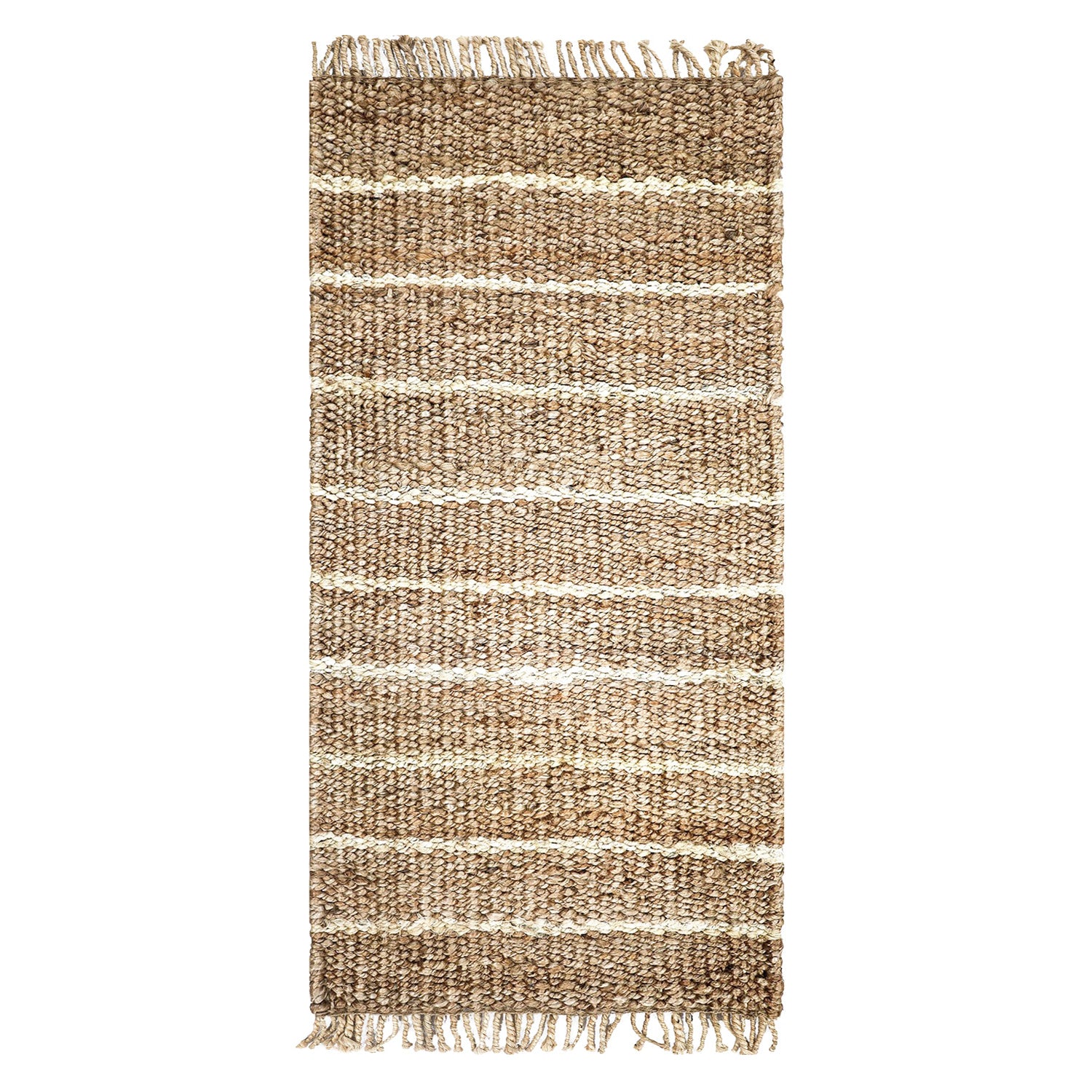 Alfombra Yute Stripes 060X120 2 Natural