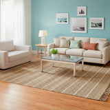 Alfombra Yute Stripes 160X230 2 Natural